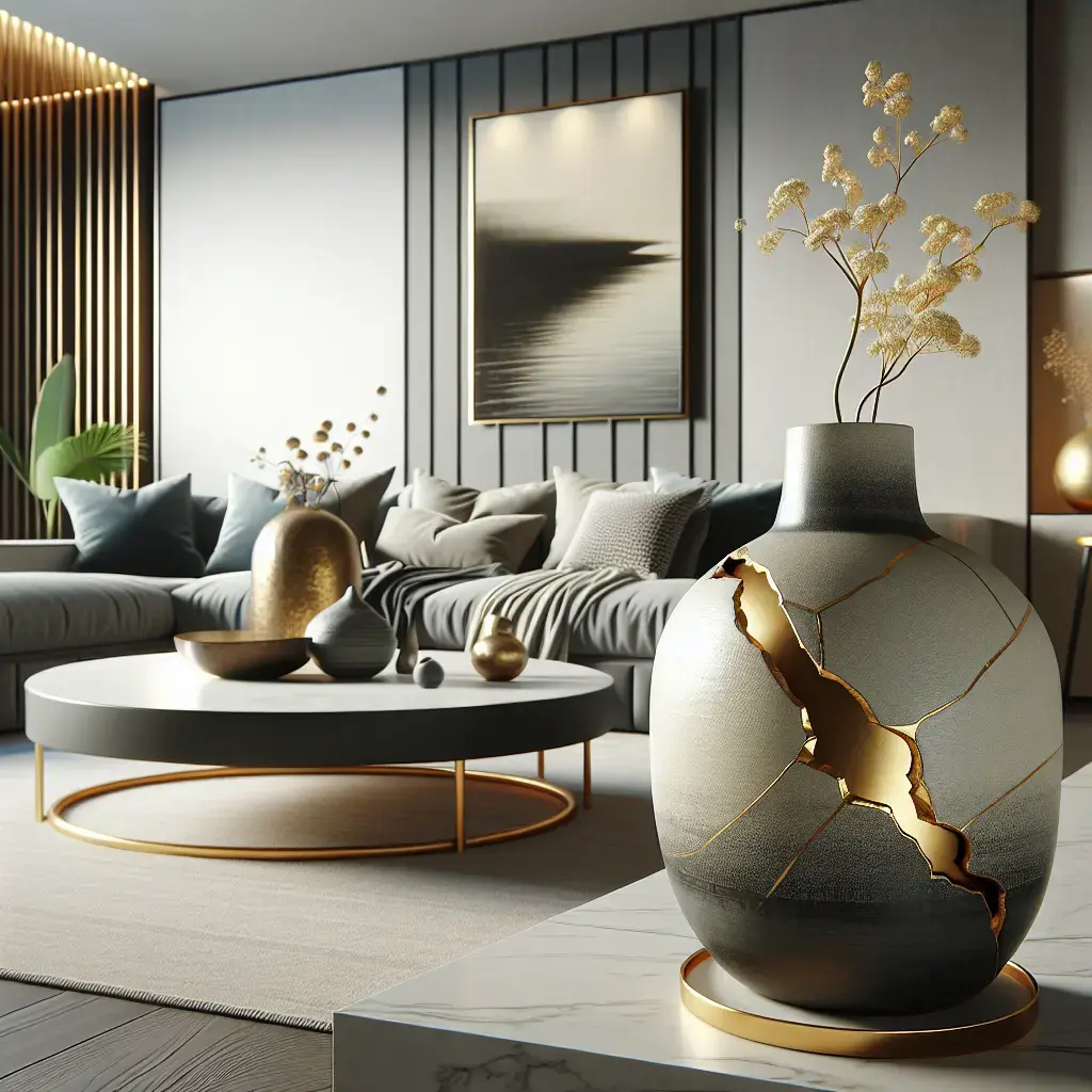 Representation of Kintsugi in Contemporary Interior Design Trends