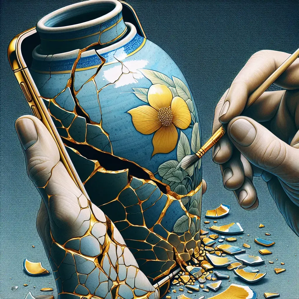 Representation of Kintsugi Techniques and Their Modern Applications in Art and Design