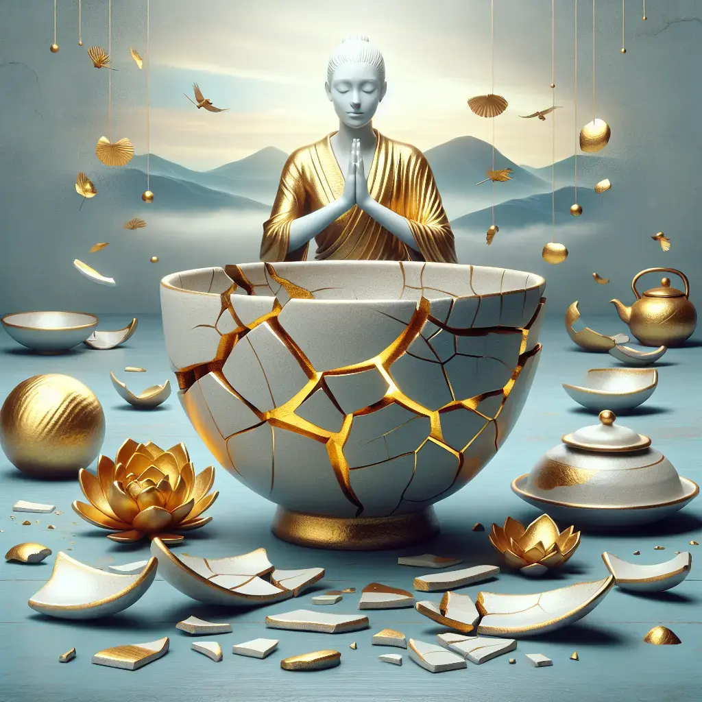 Representation of The Role of Kintsugi in Mindfulness and Meditation Practices